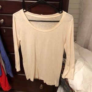Cream J crew artist T